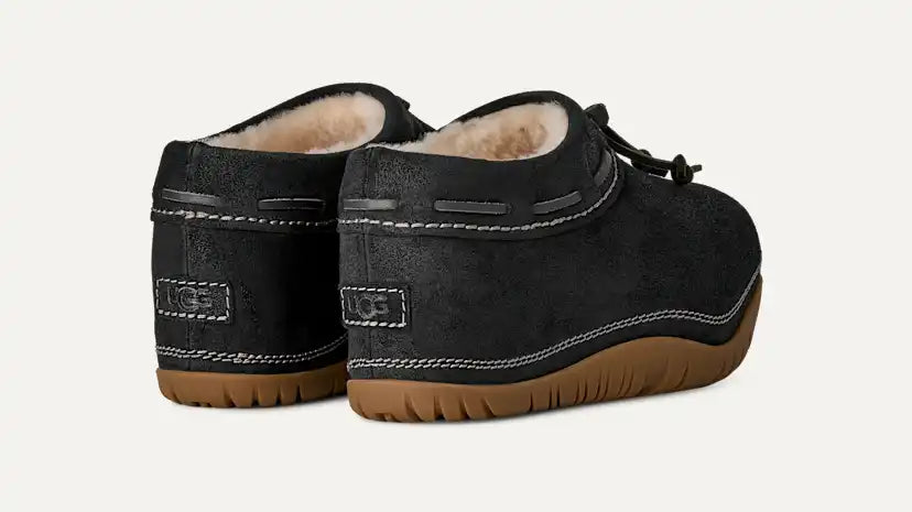 Femme Sabot Bucked - BLACK
