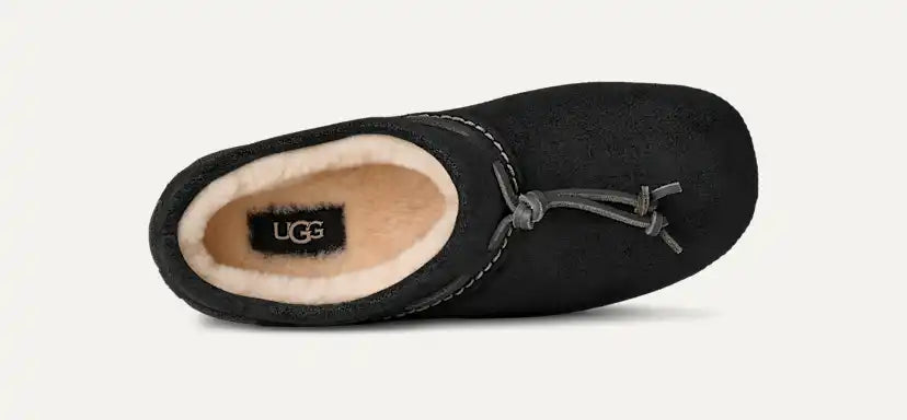 Femme Sabot Bucked - BLACK