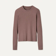Femme Aidelene Long Sleeve Rib Tee - ALLSPICE