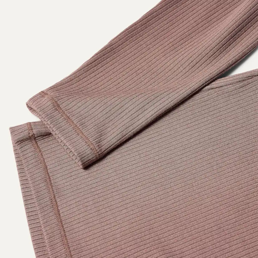 Femme Aidelene Long Sleeve Rib Tee - ALLSPICE