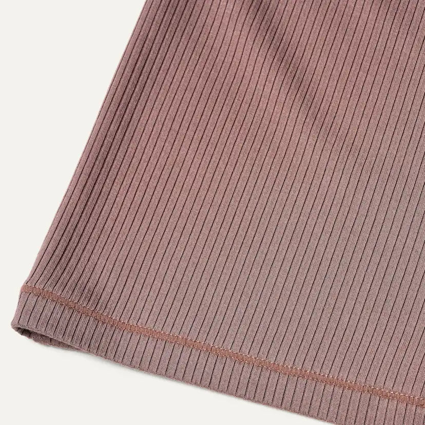 Femme Amarys Relaxed Rib Tee - ALLSPICE