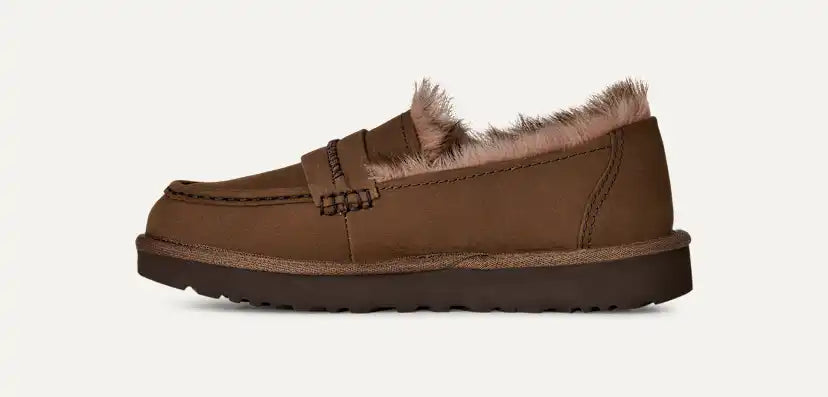 Femme Mocassin Ellis en nubuck - DARK CHESTNUT