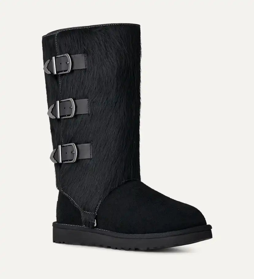 Femme Botte Classic Tall Western - BLK
