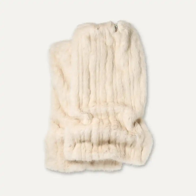 Femme Guêtre Ismay en fausse fourrure - CREAM