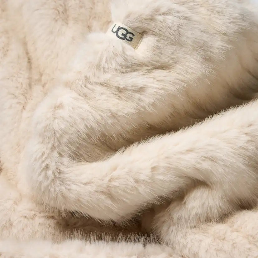 Femme Guêtre Ismay en fausse fourrure - CREAM