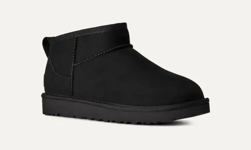 Femme Botte Classic Ultra Mini en nubuck - BLACK