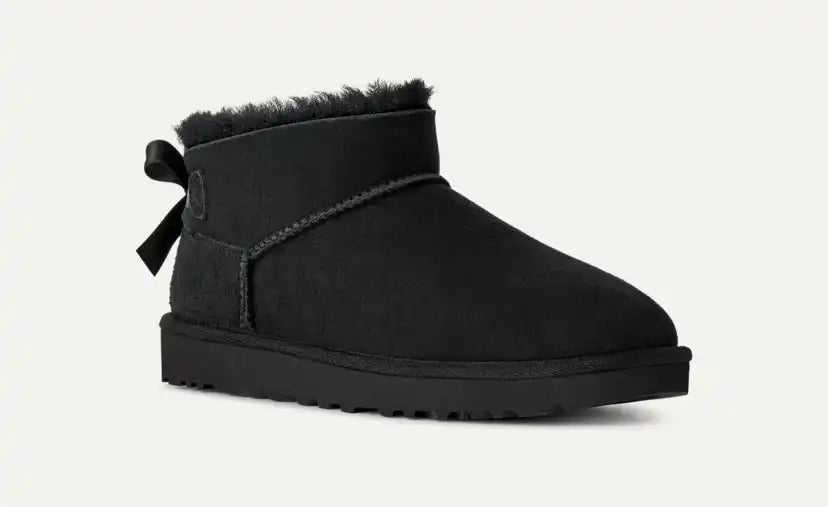 Femme Botte Ultra Mini Bailey Bow - BLACK