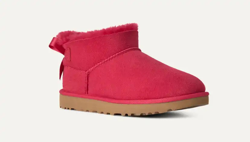 Femme Botte Ultra Mini Bailey Bow - RIBBON RED