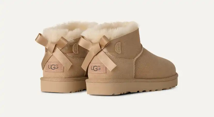 Femme Botte Ultra Mini Bailey Bow - SAND