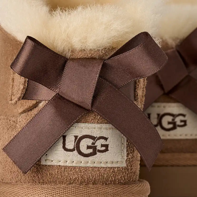 Enfants Botte Ultra Mini Bailey Bow - CHESTNUT