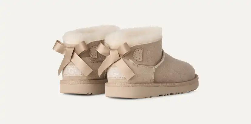 Enfants Botte Ultra Mini Bailey Bow - SAND