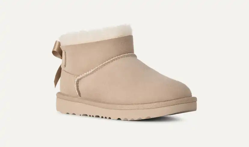 Enfants Botte Ultra Mini Bailey Bow - SAND
