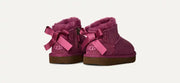 Tout Petit Botte Ultra Mini Bailey Bow - DARK WINTERBERRY