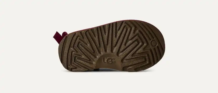 Tout Petit Botte Ultra Mini Bailey Bow - DARK WINTERBERRY