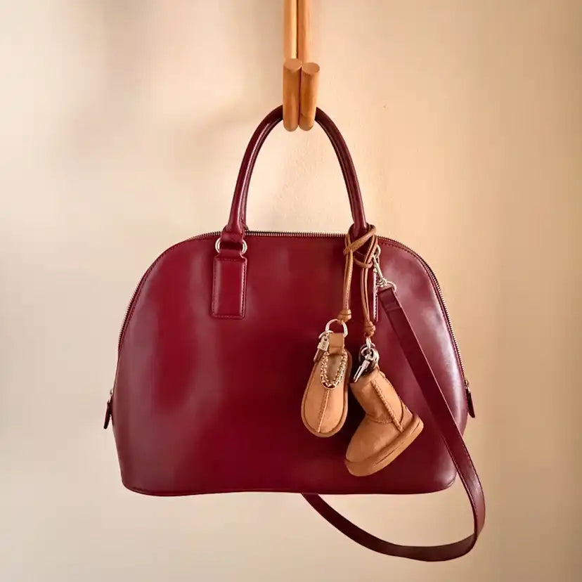 Femme Breloque de botte Classic - CHESTNUT