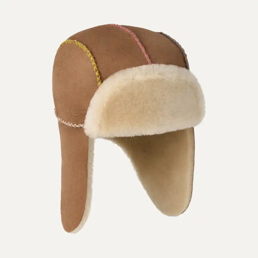 Enfants Chapka en peau de mouton